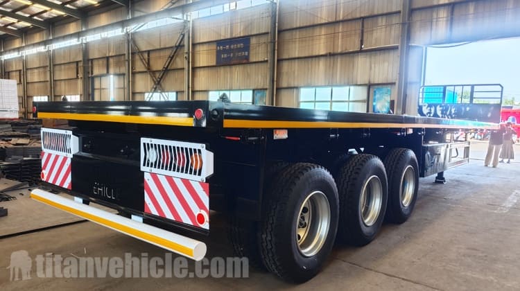 Tri Axle Flat Deck Trailer for Sale in Mali