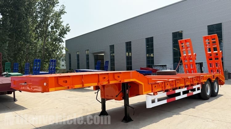 2 Axle Semi Low Bed Trailer for Sale in Tanzania