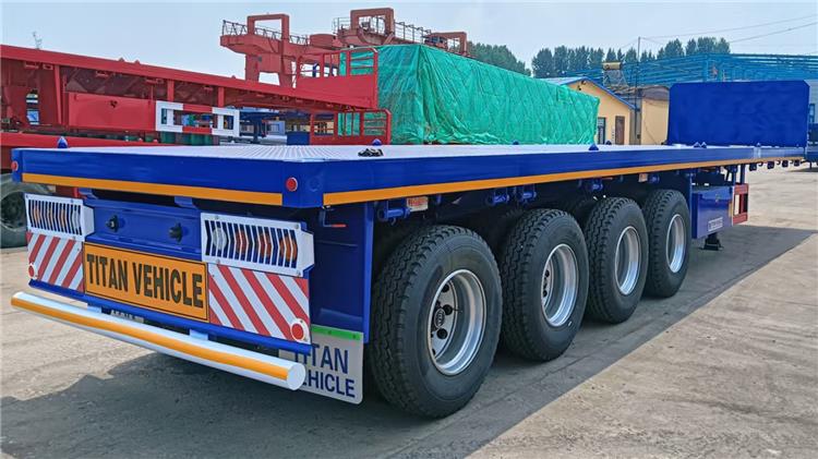 4 Axle Flatbed Trailer for Sale In Tanzania
