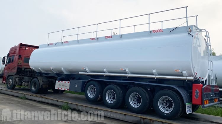 45000L Diesel Fuel Tanker Trailer for Sale in Mali