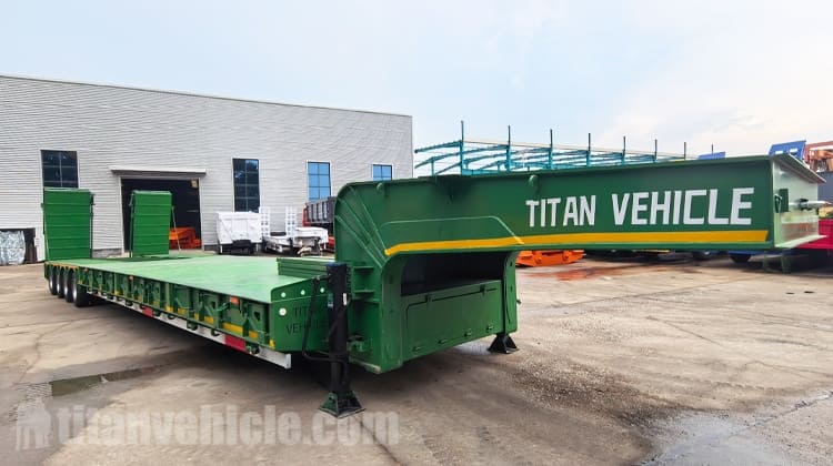 100 Ton Lowbed Semi Trailer for Sale in Sierra Leone