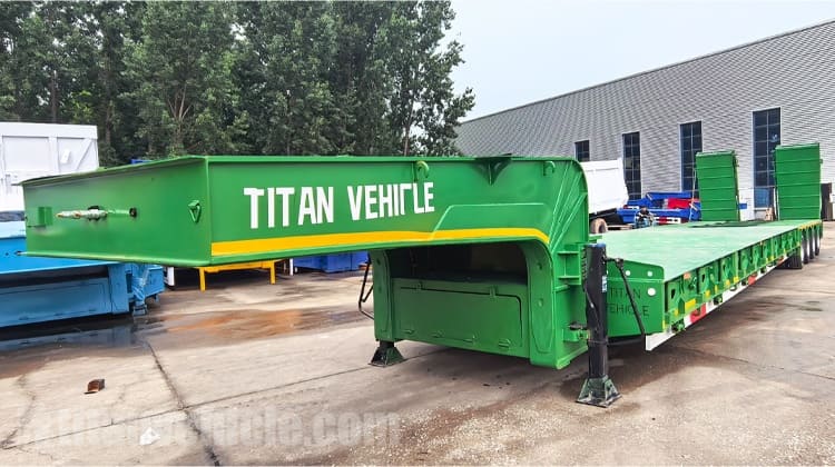 100 Ton Lowbed Semi Trailer for Sale in Sierra Leone