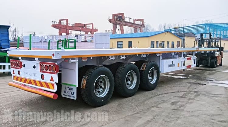 3 Axle Semi Truck Flatbed Trailer for Sale in Dar es Salaam