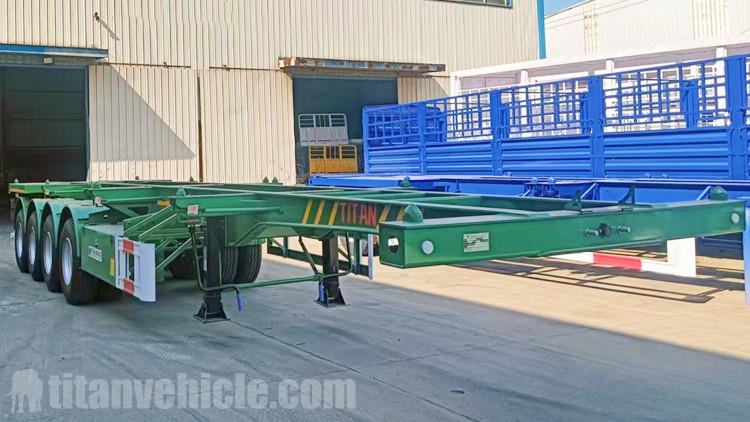 4 Axle 40FT Skeleton Trailer for Sale in Senegal