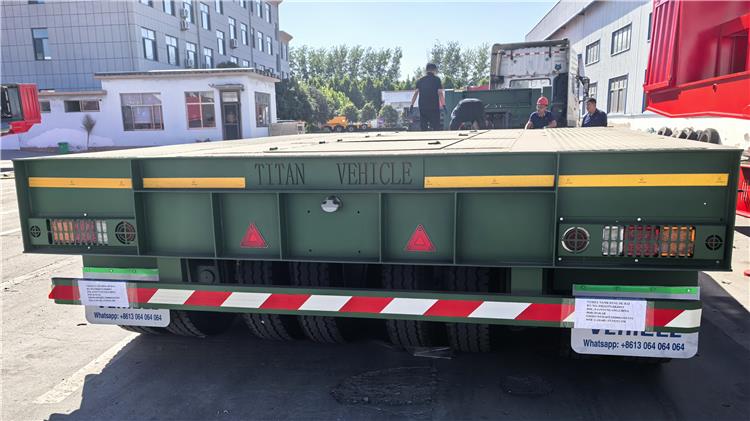 3 Axle 80 Ton Detachable Gooseneck Trailer for Sale In Nigeria