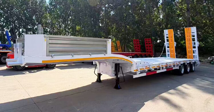 3 Axle Lowbed Trailer for Sale in Tanzania