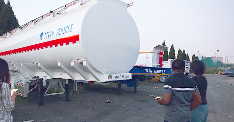 Titan Fuel Tanker Trailer for Sale in Sengal