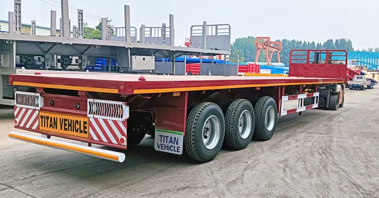 3 Axle Flat Bed Semi Trailer for Sale in Uganda