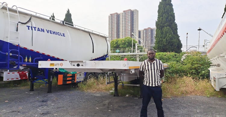 40 Foot Flatbed Trailer for Sale in Ghana