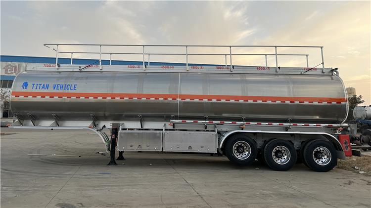 45000 Liters Aluminum Tanker Trailer for Sale In Zambia