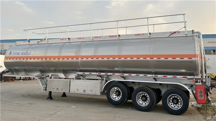 45000 Liters Aluminum Tanker Trailer for Sale In Zambia