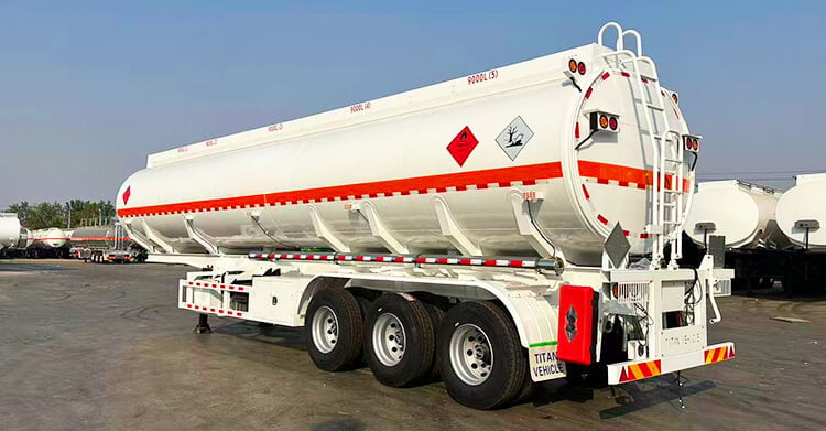 45,000 Liters Fuel Tanker Trailer for Sale in Ghana
