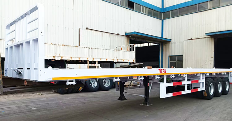 Tri Axle Flatbed Trailer for Sale in Uganda