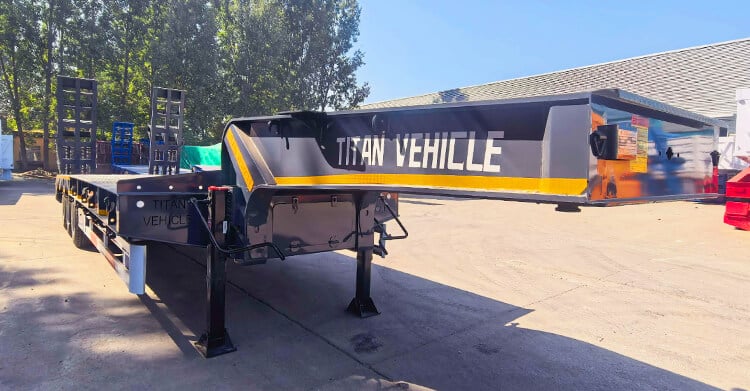 3 Axle 60 ton Lowbed Trailer for Sale in Guinea