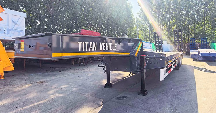 3 Axle 60 ton Lowbed Trailer for Sale in Guinea