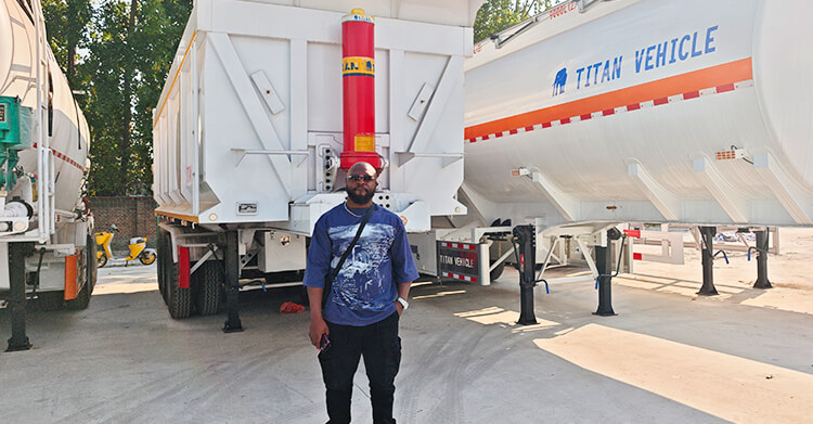 3 Axle Dump Semi Trailer for Sale in Zambia