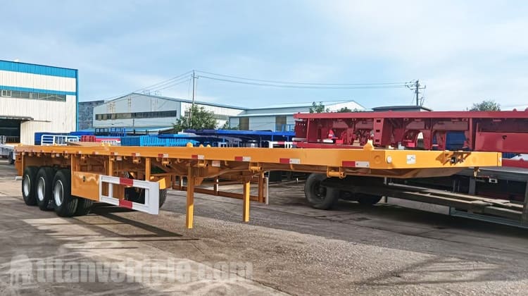 Tri Axle Flat Deck Trailers for Sale in Dar es Salaam