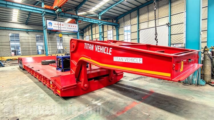 3 Axle Detachable Gooseneck Trailers for Sale in Tanzania