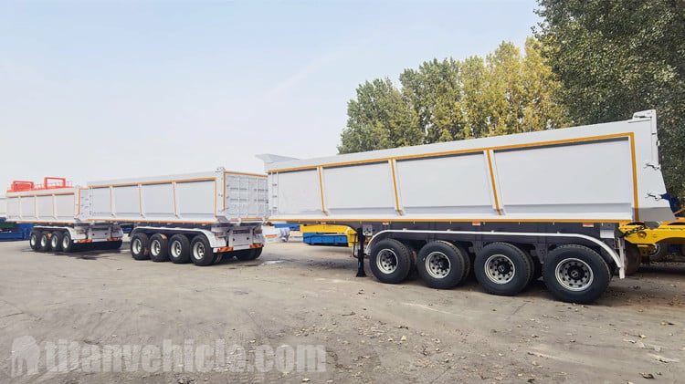 4 Axle Tipper Trailer for Sale Near Me in Guinea