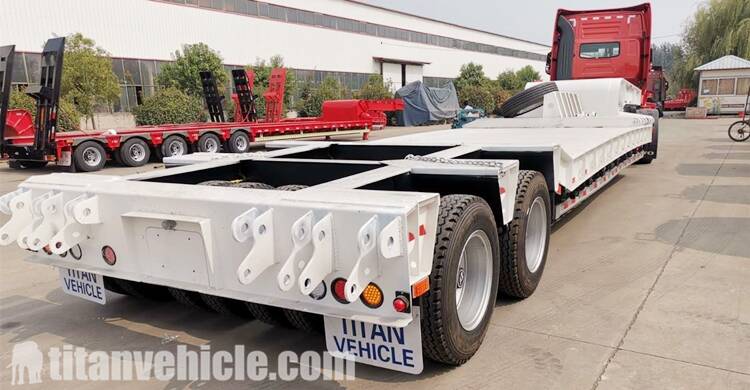 2 Line 4 Axle Lowbed Trailer For Sale In Mauritania