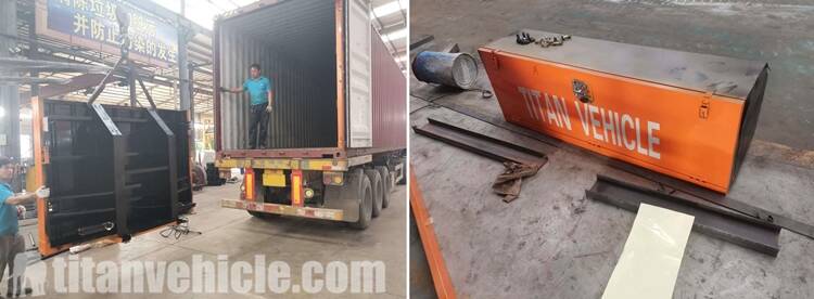 Package of Container Trailer Price