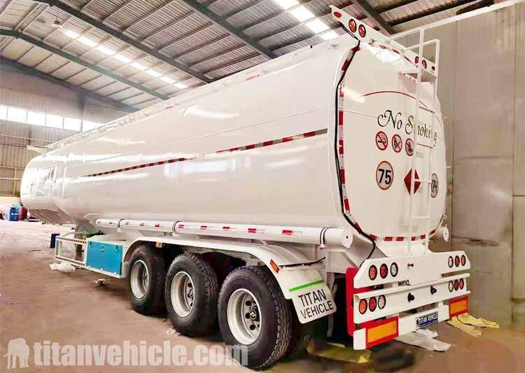 Trailer for Sale in Ghana 3 Axle 54000L Fuel Tanker Truck Trailer for