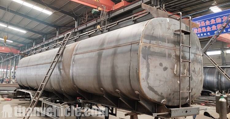 Product Process of Fuel Tanker Trucks for Sale