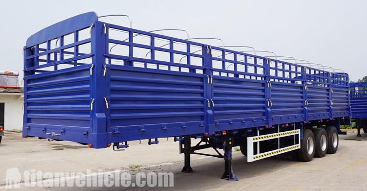 3 Axle 60Ton Fence Semi Trailer for Sale In Nigeria Lagos