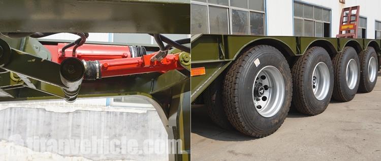 Factory Show of Gooseneck Trailer 150 Ton