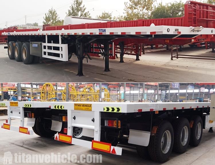 Triaxle Flatbed Trailer for Sale Manufacturer