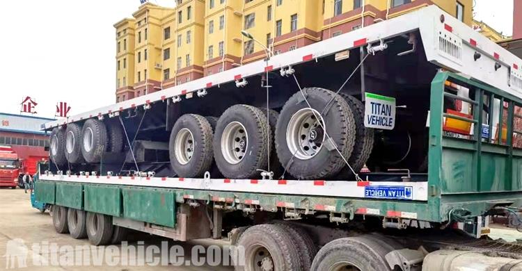Triaxle Flat Trailer for Sale Price