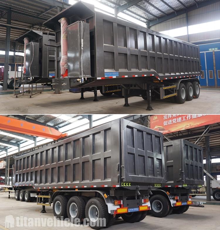 Tri Axle 40CBM Tipper Trailer for Sale Price