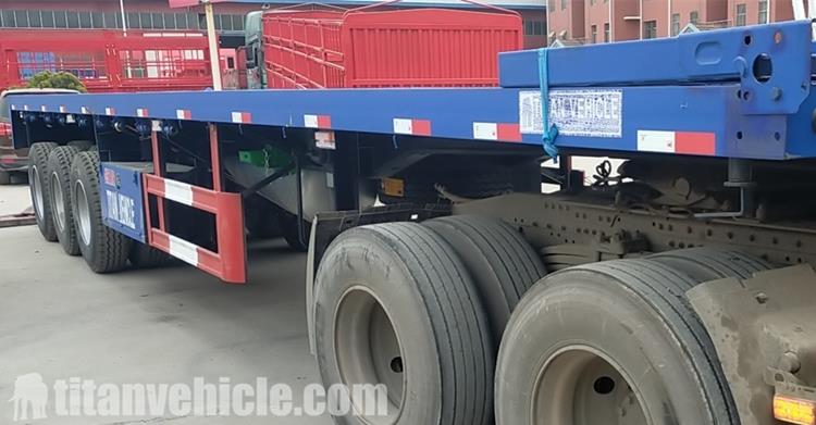 3 Axle Flatbed Trailer with Front Wall for Sale In Nigeria Lagos