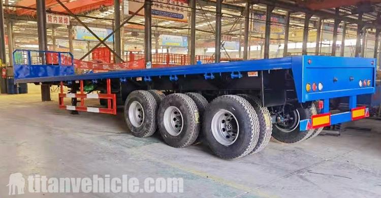 20/40Ft Flatbed Trailer With Front Wall