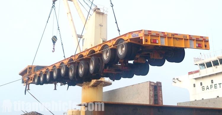 10 Axle Extendable Lowbed Trailer Price Manufacturer