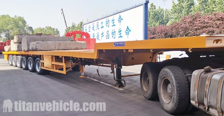 62M 6 Axle Extendable Trailer for Sale In Vietnam
