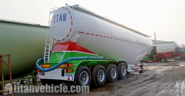 4 Axle Bulker Cement Tanker Trailer Price