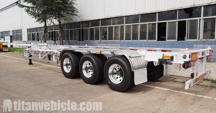 3 Axle 40 Foot Skeletal Semi Trailer for Sale In Zambia Lusaka