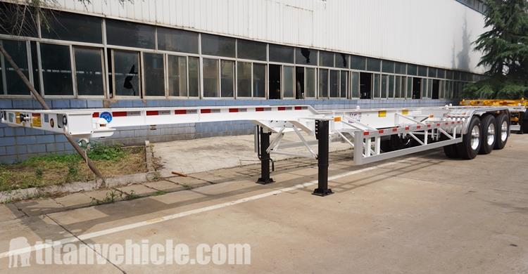 Tri Axle Skeletral Semi Trailer for Sale Manufacturer