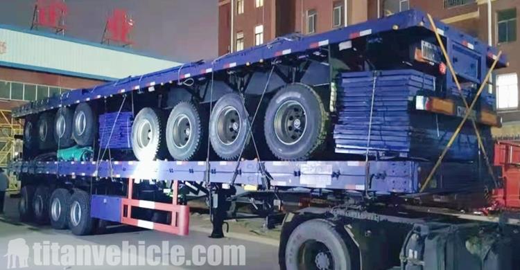 80 Ton Fence Trailer for Sale Price Manufacturer