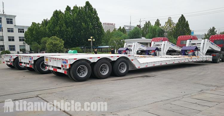 3 Units 80T Removable Gooseneck Trailer