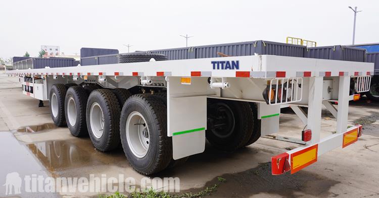 40 Ton Flatbed Trailer for Sale Price