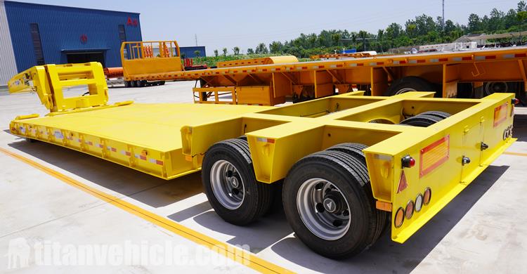 80 Ton Detachable Gooseneck Trailer for Sale Price