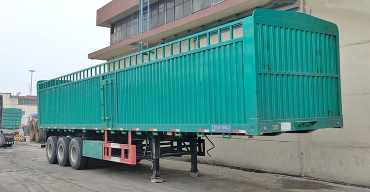 3 Axle High Side Fence Truck Trailer for Sale in Sudan