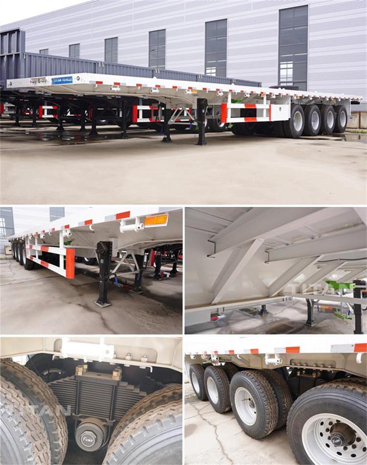 4 Axle 48 ft Flatbed Trailer for Sale in Dar es Salaam, Tanzania