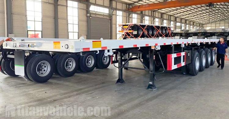 4 Axle 48 ft Flatbed Trailer for Sale in Dar es Salaam, Tanzania