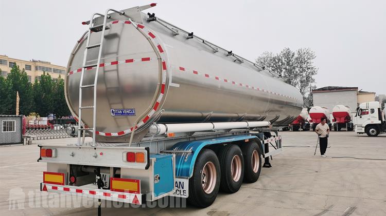 3 Axle Aluminum Tanker Trailer for Sale Manufacturer