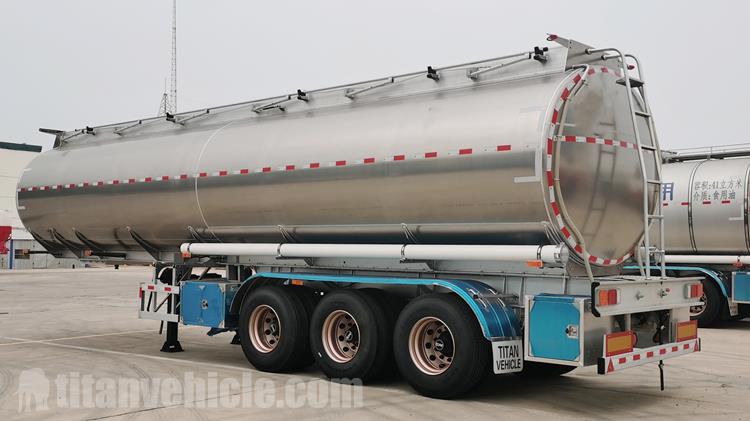Factory Show 45000L Aluminum Fuel Tanker Trailer
