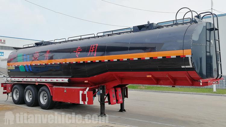 Tri Axle 45000 Liters Bitumen Tank Trailer Price