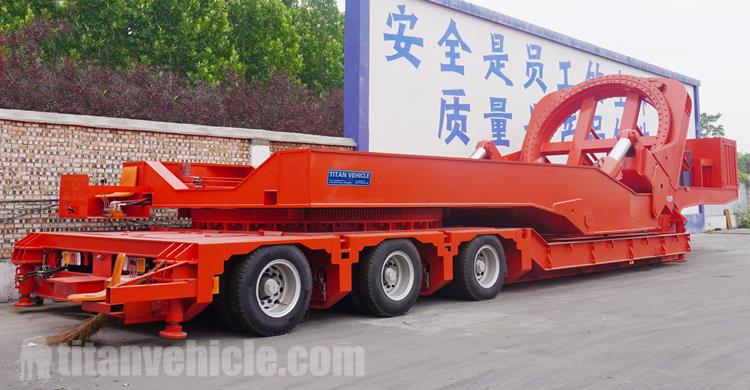 Factory Show of 3 Line 6 Axle Wind Blade Adapter Trailer Manufacturer